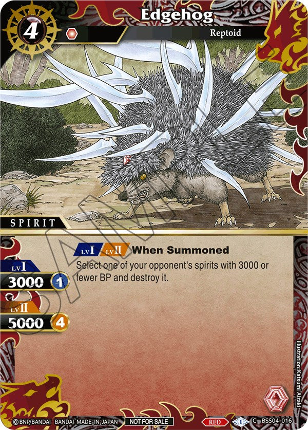 Edgehog (Grand Tour Finalist Card Set 2024 Vol. 1) (BSS04-016) [Launch & Event Promos] | Total Play