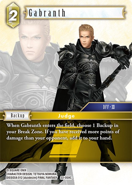 Gabranth [Hidden Hope] | Total Play