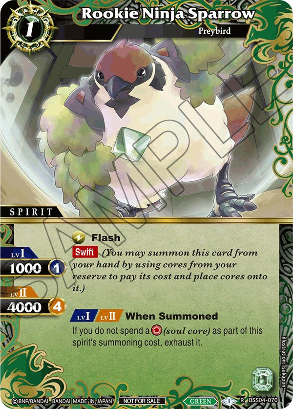 Rookie Ninja Sparrow (Event Pack 2024 Vol. 1) (BSS04-070) [Launch & Event Promos] | Total Play
