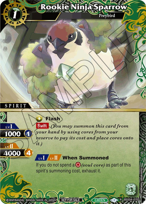 Rookie Ninja Sparrow (Grand Tour Finalist Card Set 2024 Vol. 1) (BSS04-070) [Launch & Event Promos] | Total Play