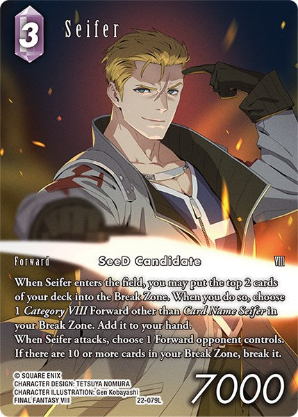 Seifer (Full Art) [Hidden Hope] | Total Play