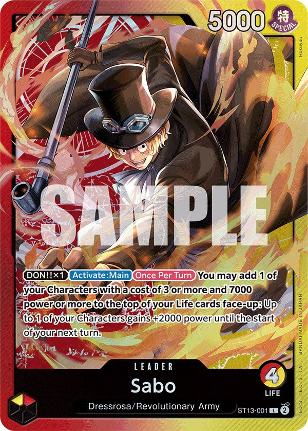 Sabo [Ultra Deck: The Three Brothers] | Total Play