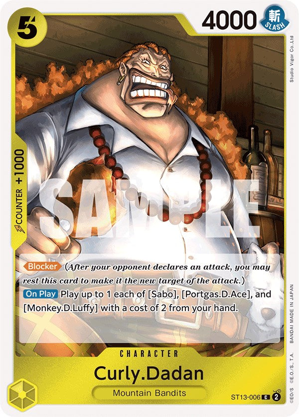 Curly.Dadan [Ultra Deck: The Three Brothers] | Total Play