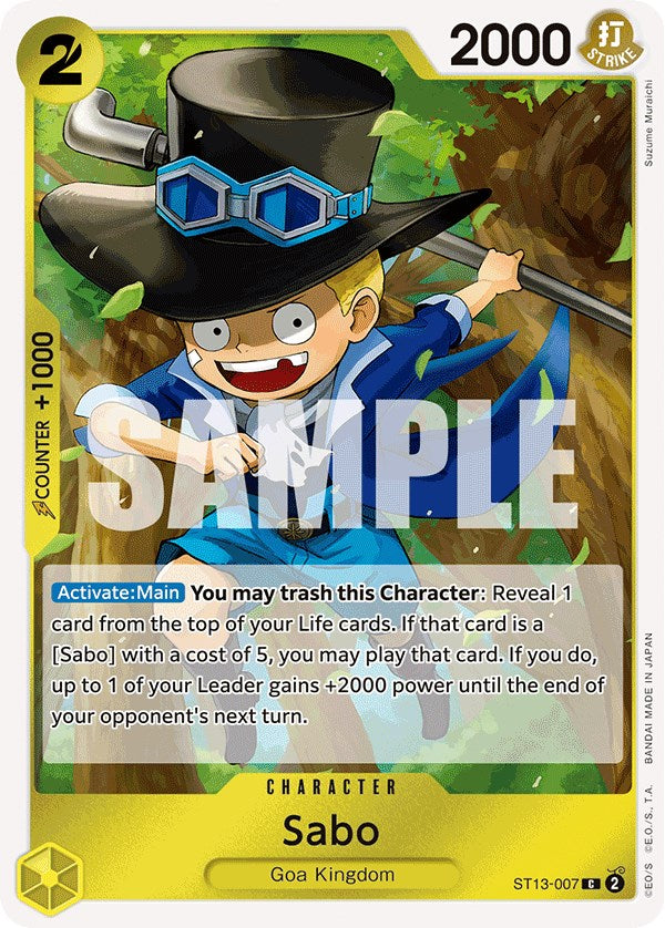 Sabo [Ultra Deck: The Three Brothers] | Total Play