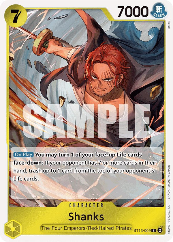 Shanks [Ultra Deck: The Three Brothers] | Total Play