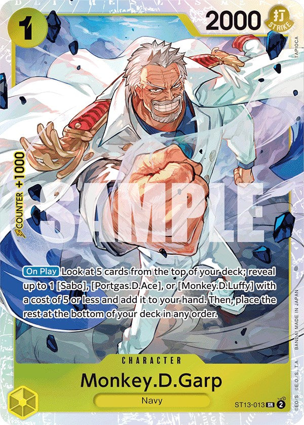 Monkey.D.Garp [Ultra Deck: The Three Brothers] | Total Play