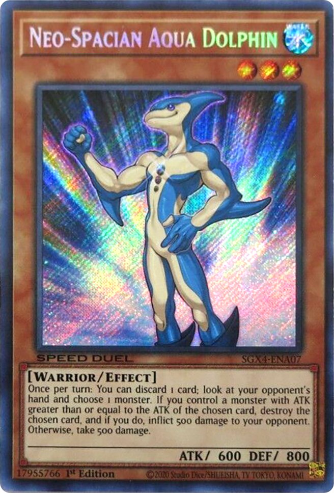 Neo-Spacian Aqua Dolphin (Secret Rare) [SGX4-ENA07] Secret Rare | Total Play