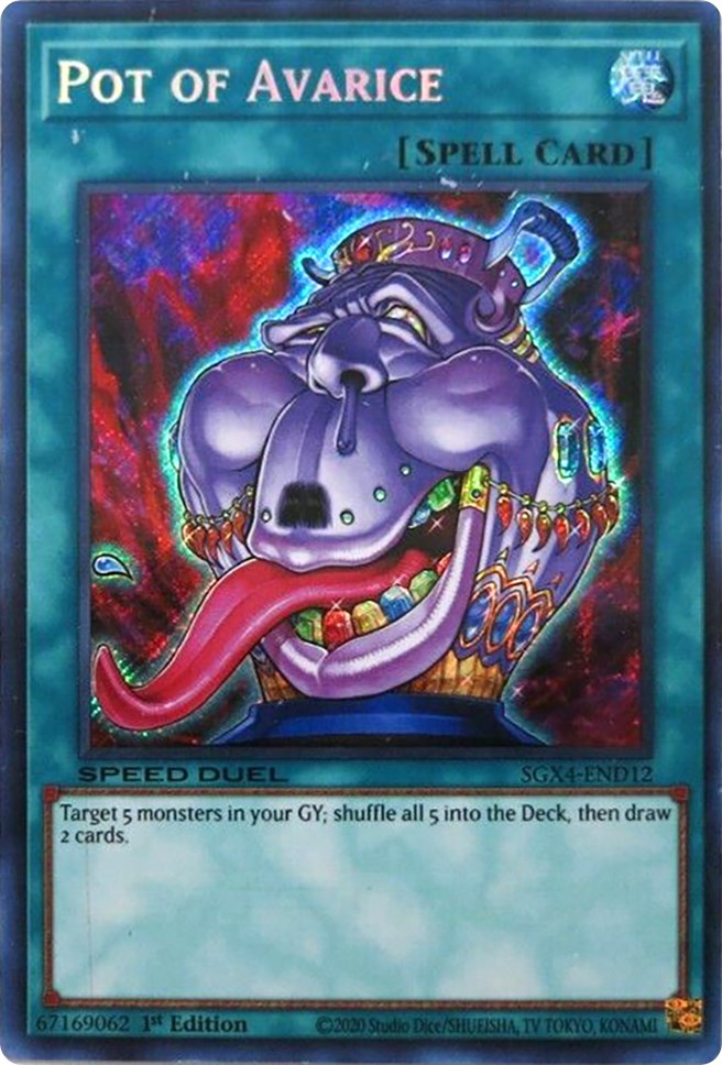 Pot of Avarice (Secret Rare) [SGX4-END12] Secret Rare | Total Play