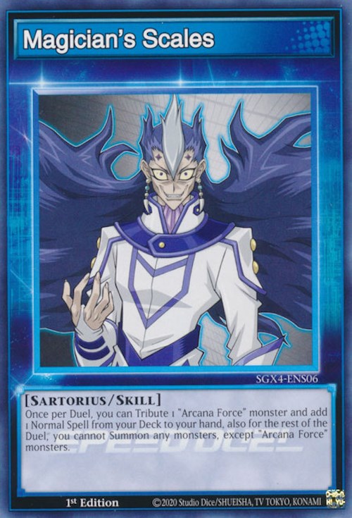Magician's Scales (Skill Card) [SGX4-ENS06] Common | Total Play