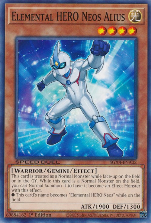 Elemental HERO Neos Alius [SGX4-ENA02] Common | Total Play