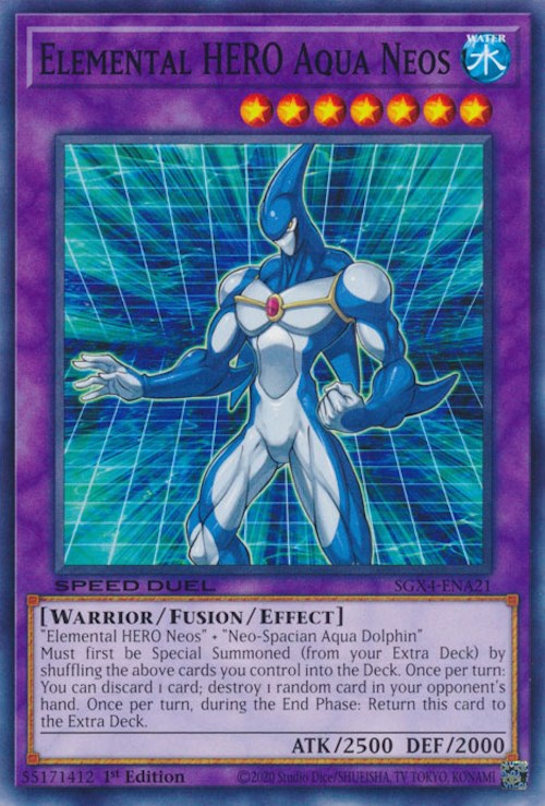 Elemental HERO Aqua Neos [SGX4-ENA21] Common | Total Play