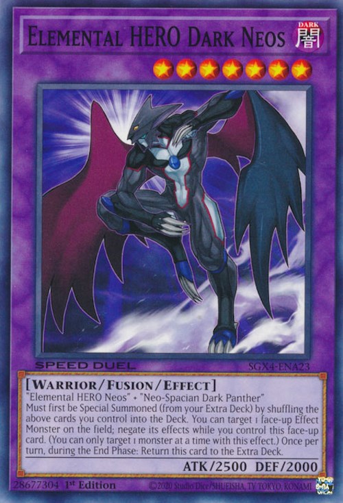 Elemental HERO Dark Neos [SGX4-ENA23] Common | Total Play