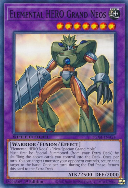 Elemental HERO Grand Neos [SGX4-ENA24] Common | Total Play