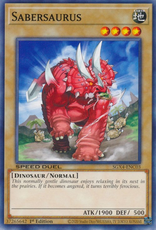 Sabersaurus [SGX4-ENC03] Common | Total Play