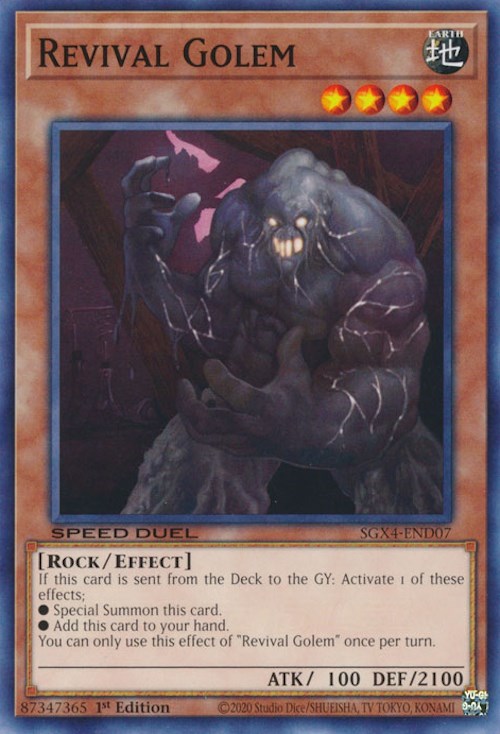 Revival Golem [SGX4-END07] Common | Total Play