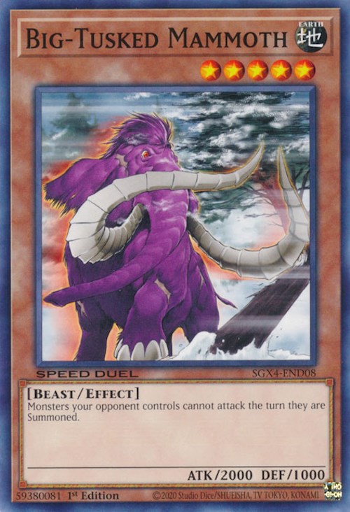 Big-Tusked Mammoth [SGX4-END08] Common | Total Play