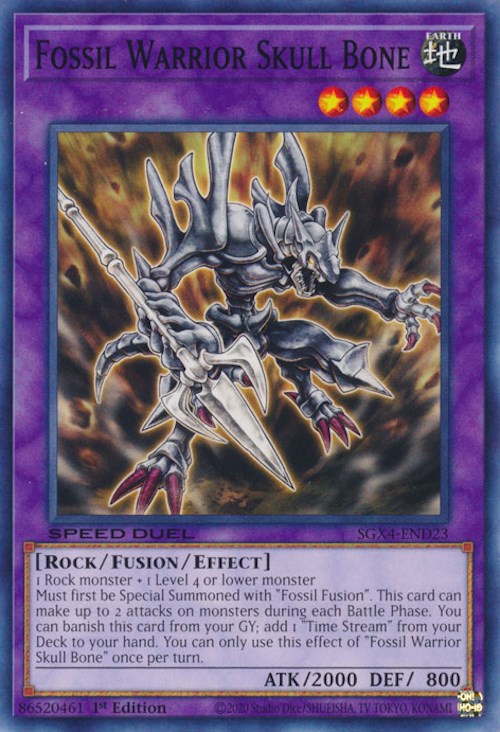 Fossil Warrior Skull Bone [SGX4-END23] Common | Total Play