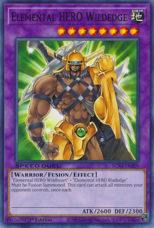 Elemental HERO Wildedge [SGX4-ENE09] Common | Total Play