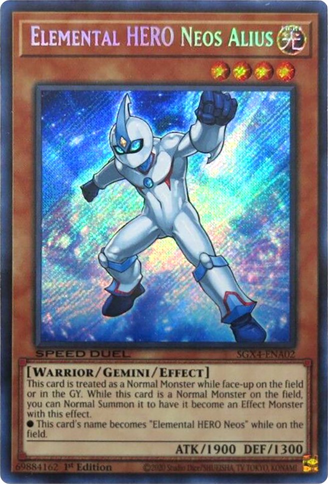 Elemental HERO Neos Alius (Secret Rare) [SGX4-ENA02] Secret Rare | Total Play