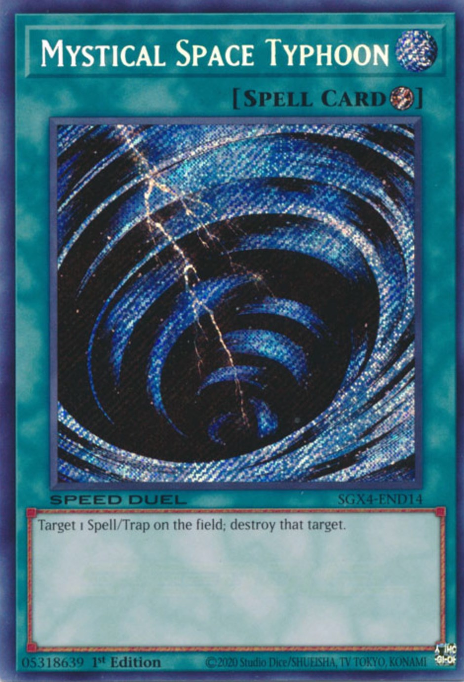 Mystical Space Typhoon (Secret Rare) [SGX4-END14] Secret Rare | Total Play