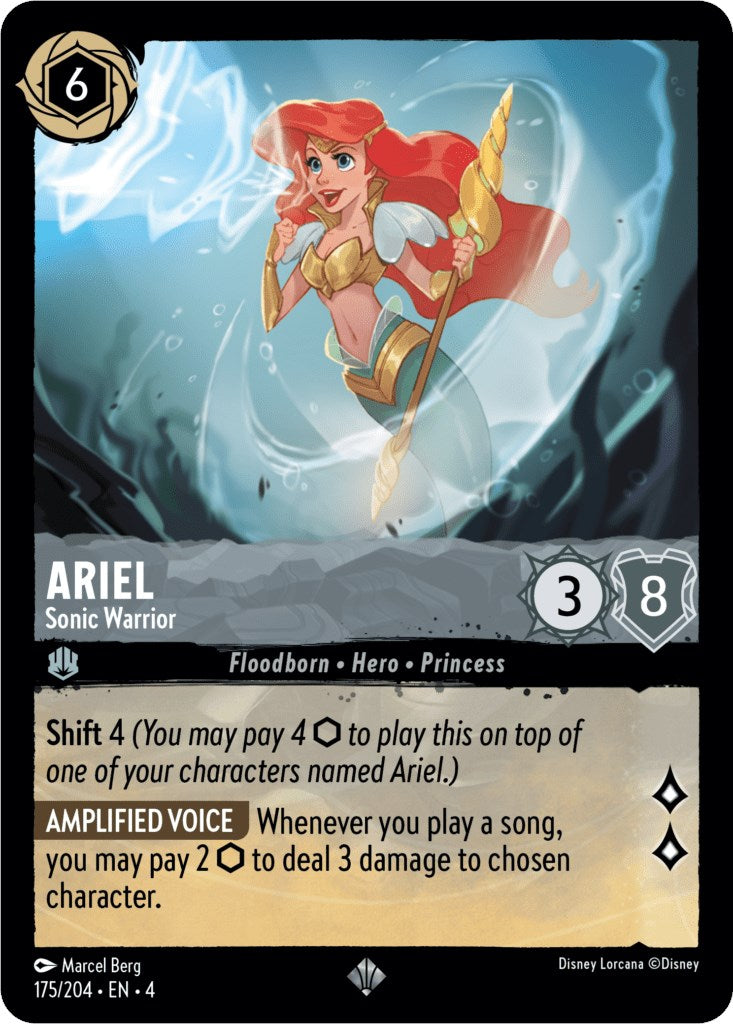 Ariel - Sonic Warrior (175/204) [Ursula's Return] | Total Play