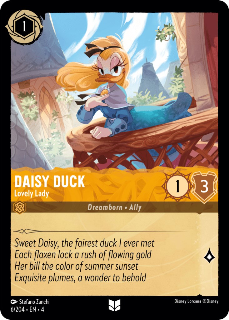 Daisy Duck - Lovely Lady (6/204) [Ursula's Return] | Total Play