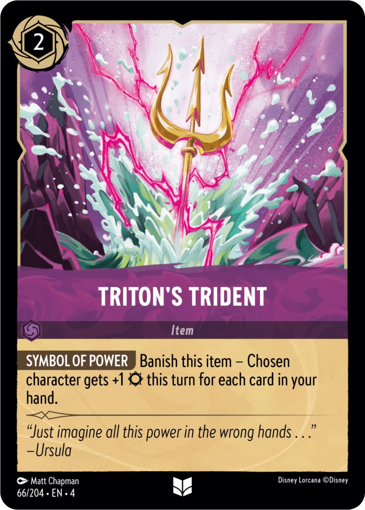 Triton's Trident (66/204) [Ursula's Return] | Total Play