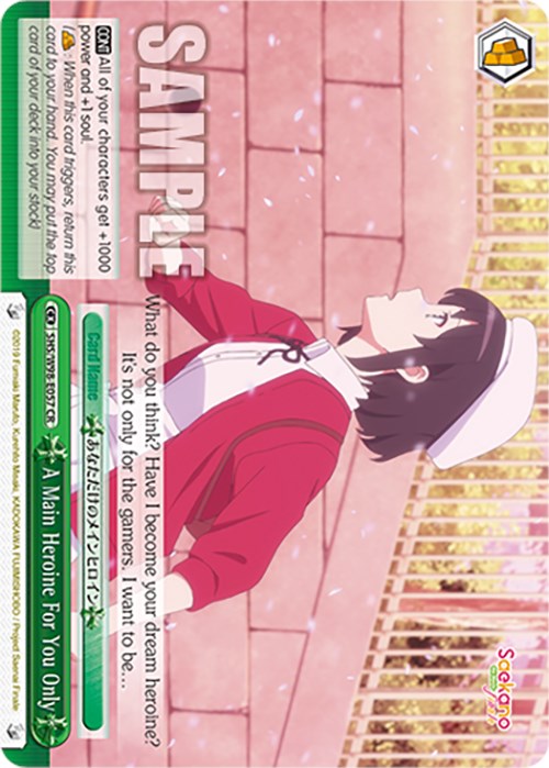 A Main Heroine For You Only (SHS/W98-E057 CR) [Saekano the Movie: Finale] | Total Play