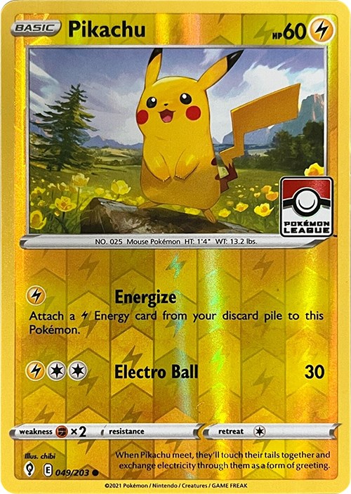 Pikachu (049/203) (2023 2024 League Promo) [League & Championship Cards] | Total Play