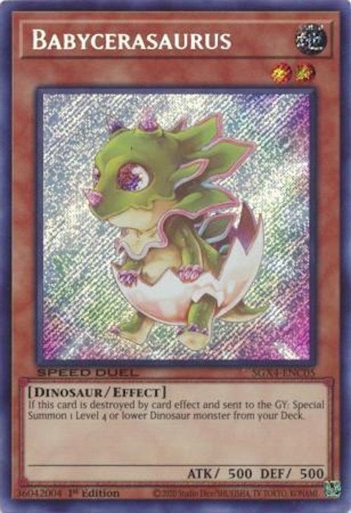 Babycerasaurus (Secret Rare) [SGX4-ENC05] Secret Rare | Total Play