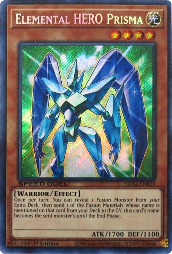 Elemental HERO Prisma (Secret Rare) [SGX4-ENE03] Secret Rare | Total Play