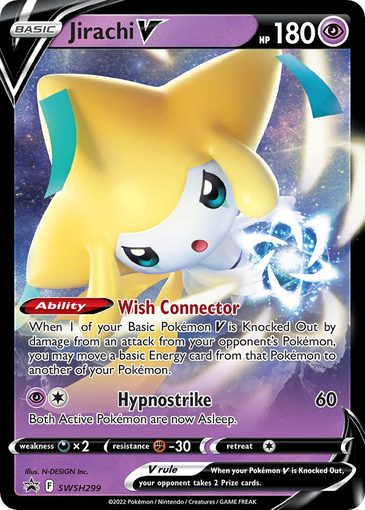 Jirachi V (SWSH299) [Sword & Shield: Black Star Promos] | Total Play