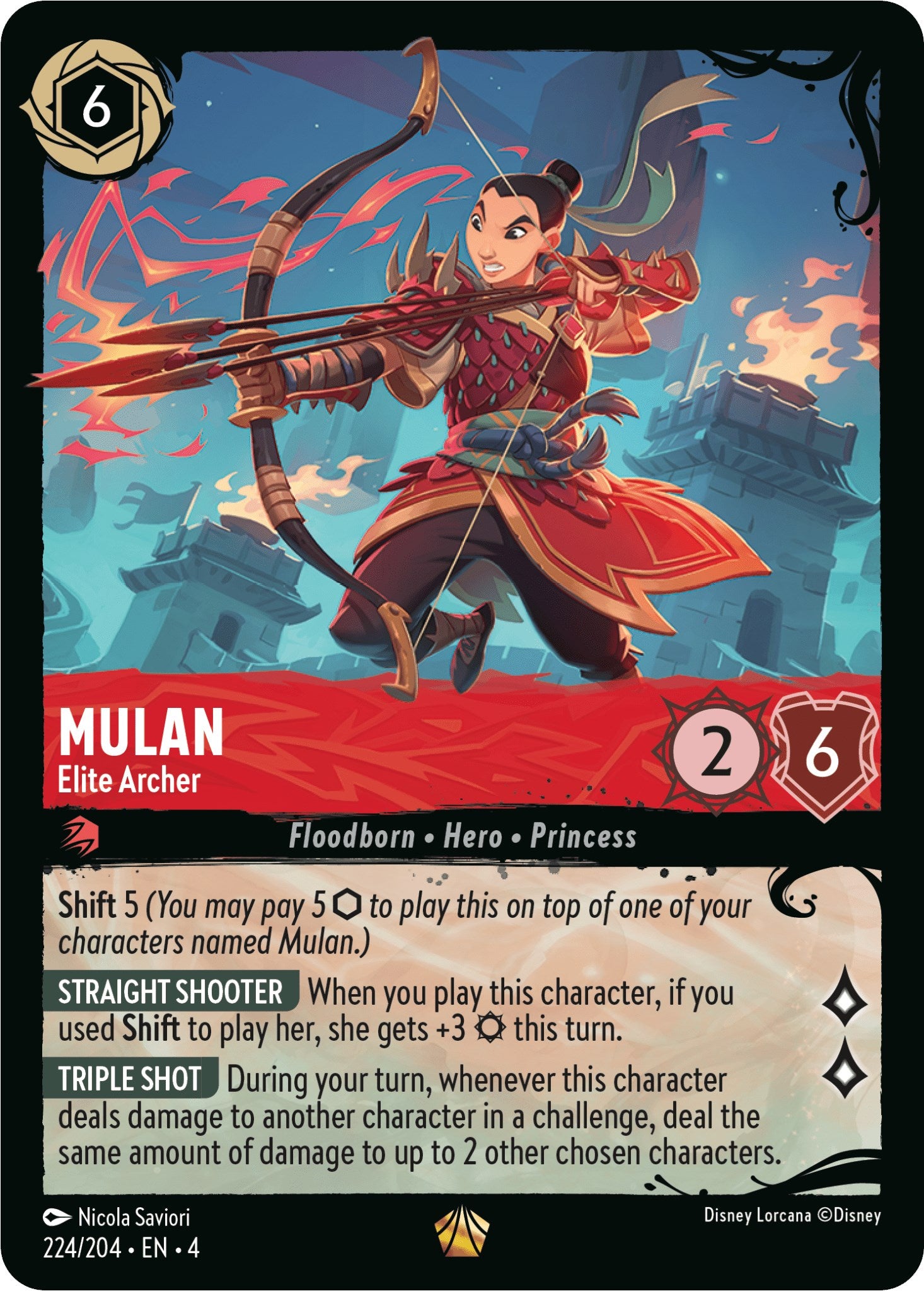 Mulan - Elite Archer (224/204) (244/204) [Illumineer's Quest: Deep Trouble] | Total Play