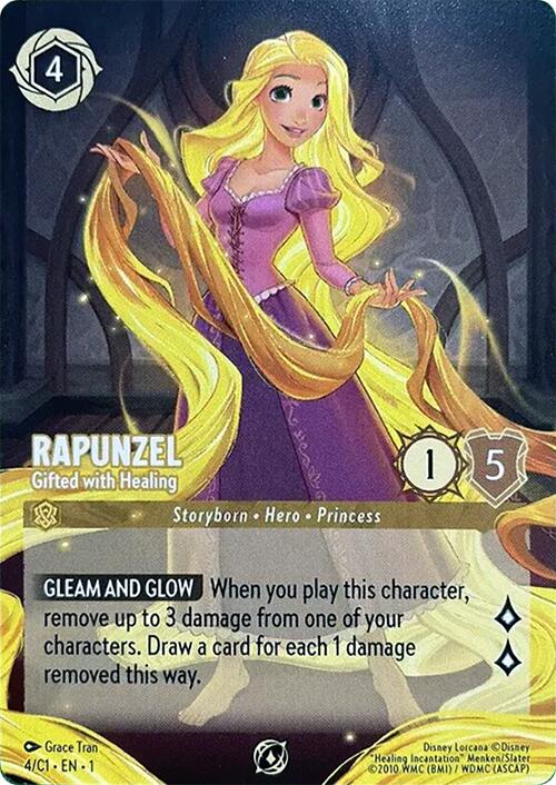 Rapunzel - Gifted with Healing (4) [Promo Cards] | Total Play