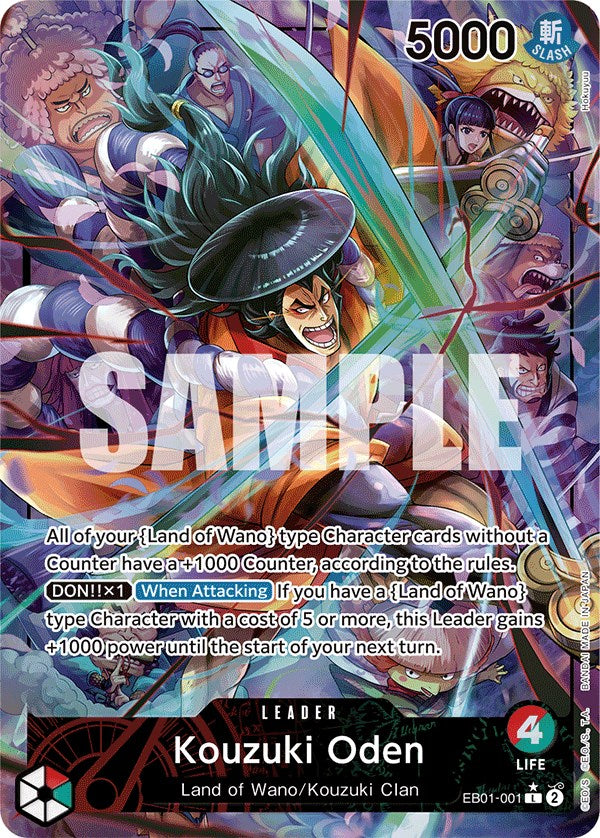 Kouzuki Oden (Alternate Art) [Extra Booster: Memorial Collection] | Total Play