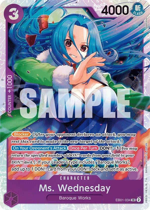 Ms. Wednesday [Extra Booster: Memorial Collection] | Total Play