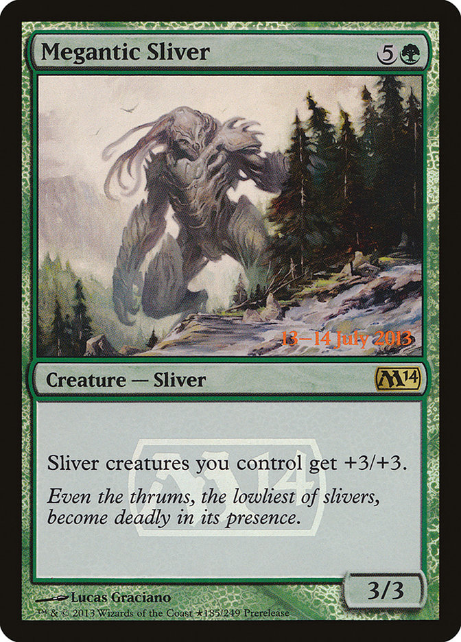 Megantic Sliver [Magic 2014 Prerelease Promos] | Total Play
