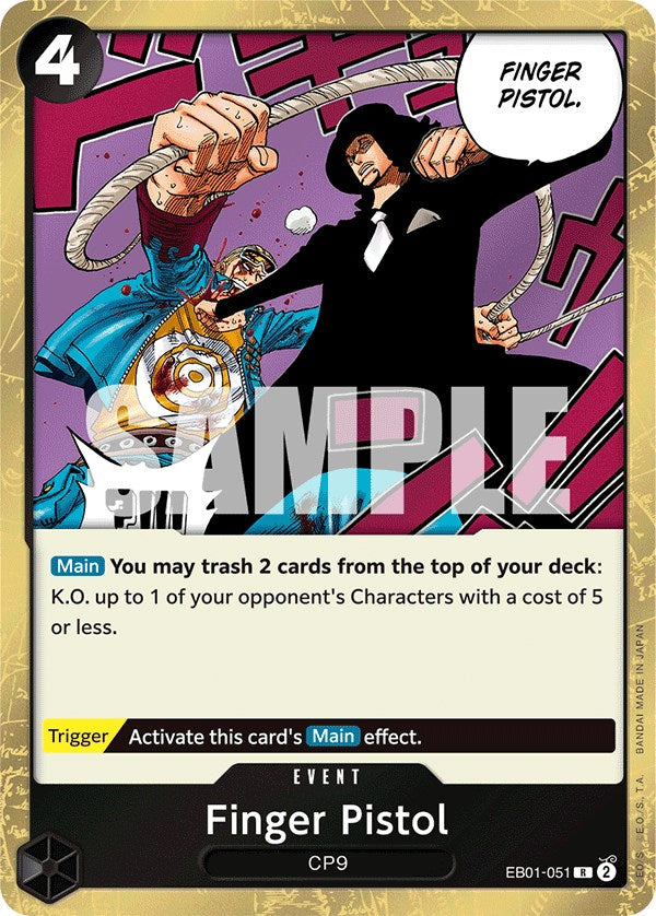 Finger Pistol [Extra Booster: Memorial Collection] | Total Play
