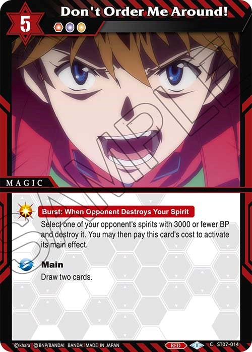 Don't Order Me Around! (ST07-014) [Starter Deck 02: Call of the Curse] | Total Play