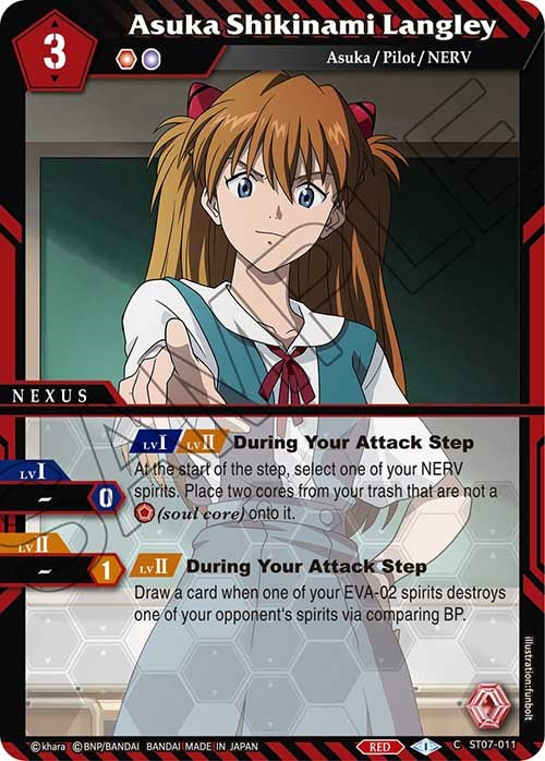 Asuka Shikinami Langley (ST07-011) [Starter Deck 02: Call of the Curse] | Total Play