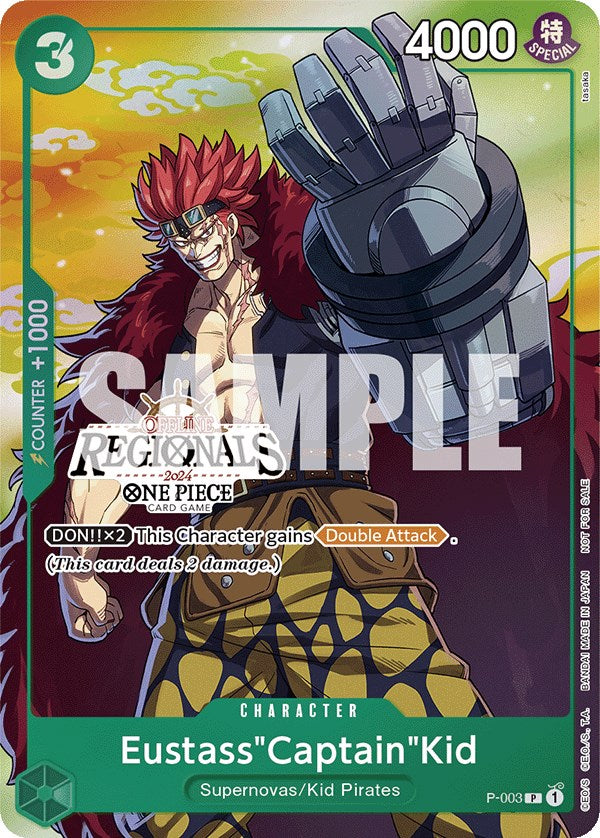 Eustass"Captain"Kid (Offline Regional 2024 Vol. 2) [Participant] [One Piece Promotion Cards] | Total Play