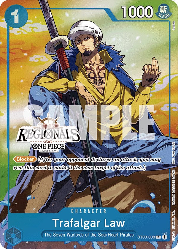 Trafalgar Law (Offline Regional 2024 Vol. 2) [Participant] [One Piece Promotion Cards] | Total Play