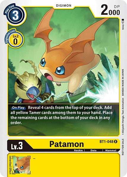 Patamon [BT1-048] (Official Tournament Pack Vol.3) [Release Special Booster Promos] | Total Play