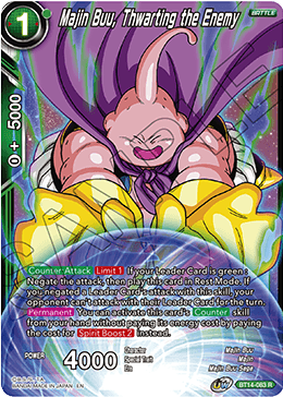 Majin Buu, Thwarting the Enemy (BT14-083) [Cross Spirits] | Total Play