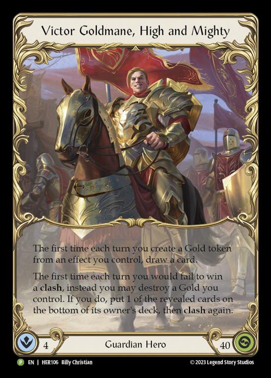 Victor Goldmane, High and Mighty [HER106] (Promo)  Rainbow Foil | Total Play