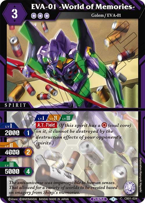EVA-01 -World of Memories- (CB01-024) [Lore Set 01: Ancient Heroes] | Total Play