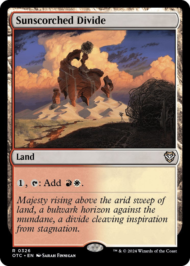 Sunscorched Divide [Outlaws of Thunder Junction Commander] | Total Play