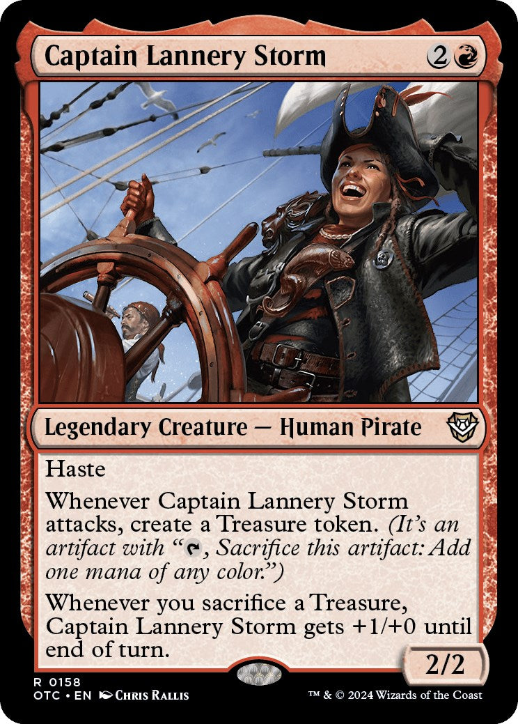 Captain Lannery Storm [Outlaws of Thunder Junction Commander] | Total Play