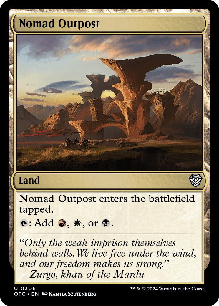 Nomad Outpost [Outlaws of Thunder Junction Commander] | Total Play