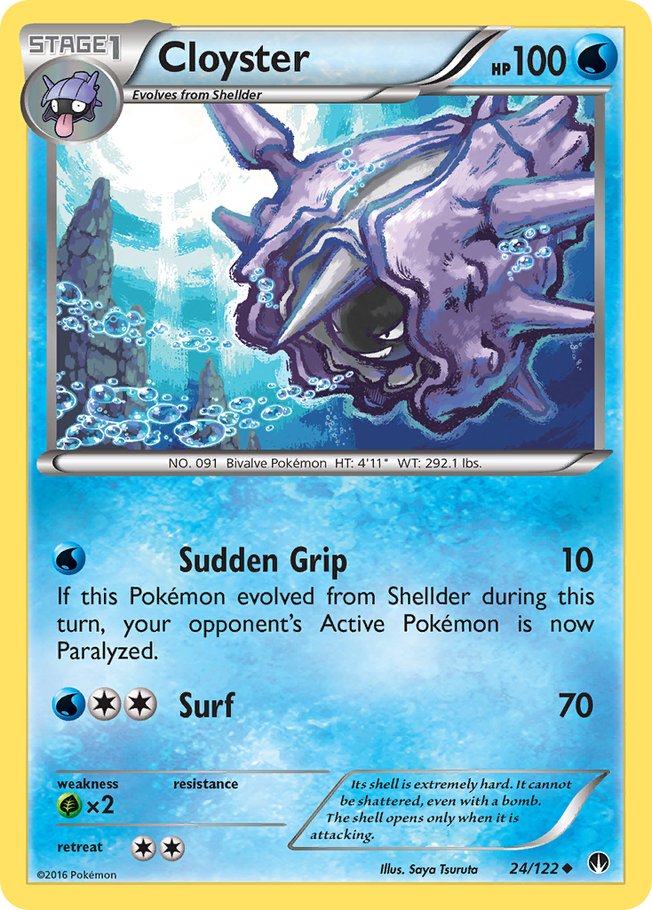 Cloyster (24/122) [XY: BREAKpoint] | Total Play